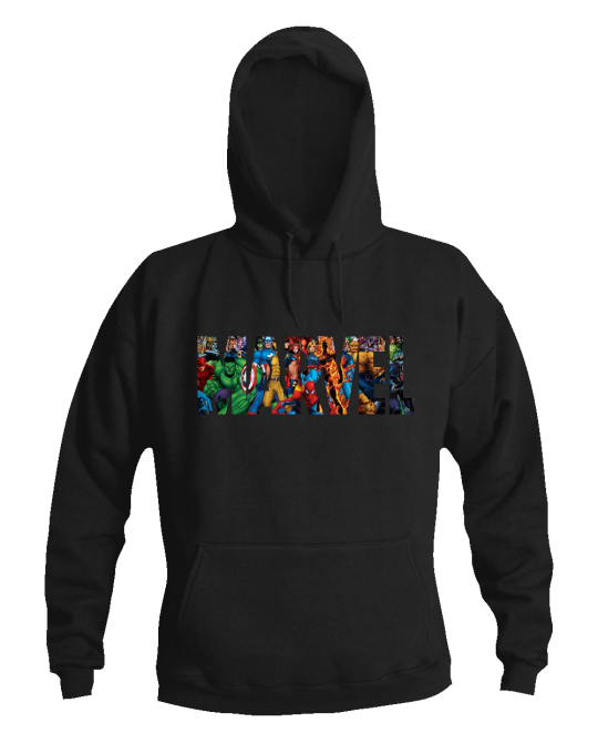 Džemperis Marvel logo herojai